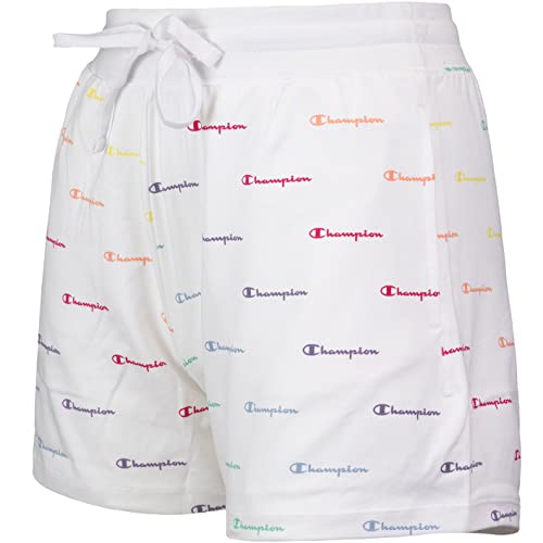 Champion Allover Women Shorts (S, White) von Champion