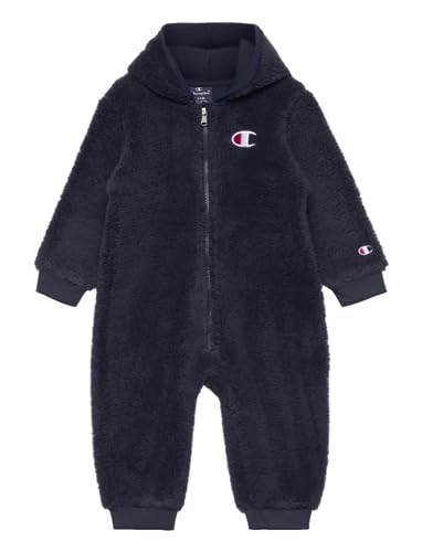 Champion Baby - Jungen Legacy American Classics TD - Newborn Hooded Rompers Polar Teddy Playsuit, Blu Marino, von Champion