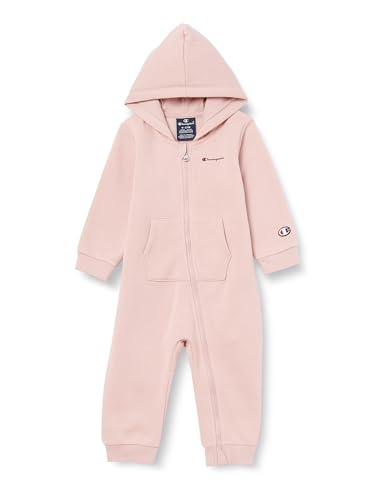 Champion Baby-Jungen Legacy American Classics TD-Newborn Hooded Rompers Powerblend Fleece Playsuit, Rosa, 3 Monate von Champion