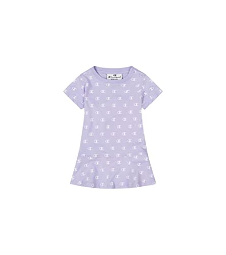 Champion Baby - Mädchen Legacy American Classics C-logo All-over Kleid, Lavendel, 9 Monate EU von Champion