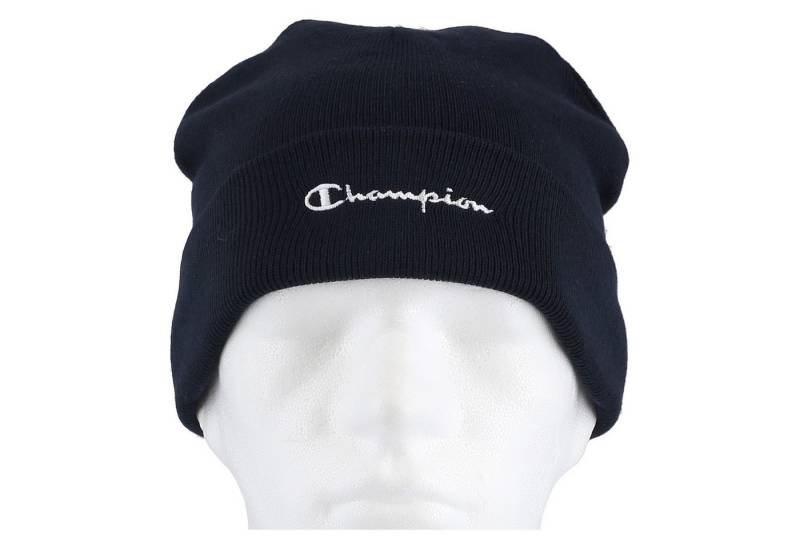 Champion Beanie Legacy Knit mit Schriftzug navy Kinder 1er von Champion