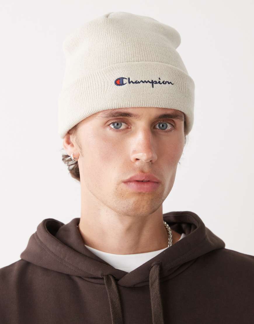 Champion - Beanie in Beige-Neutral von Champion