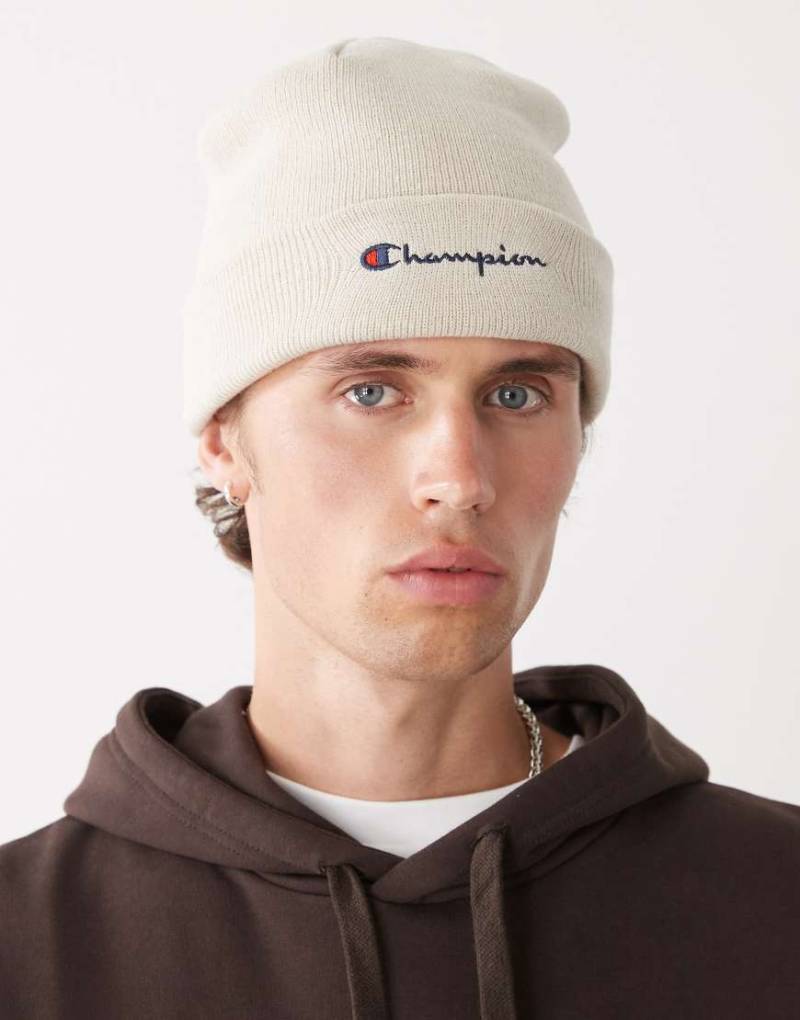 Champion - Beanie in Beige-Neutral von Champion