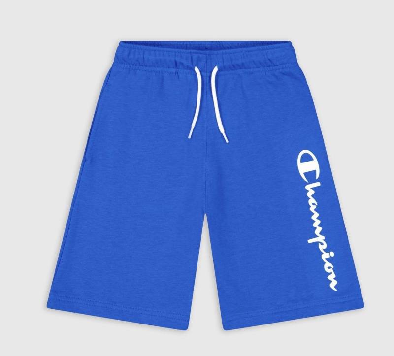 Champion Bermudas Freizeithose (Baumwolle) mit Logo-Schriftzug kurz royalblau Jungen von Champion