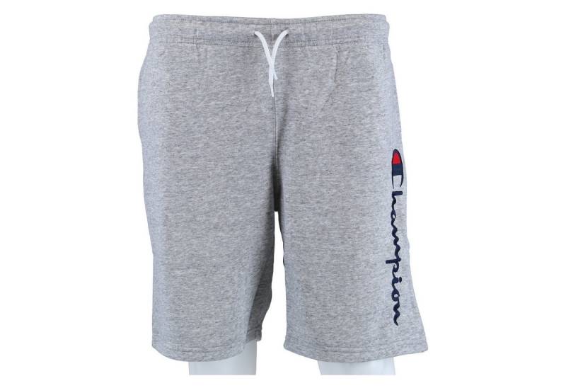 Champion Bermudas Freizeithose (Baumwolle) mit Logo-Schriftzug kurz hellgrau Jungen von Champion