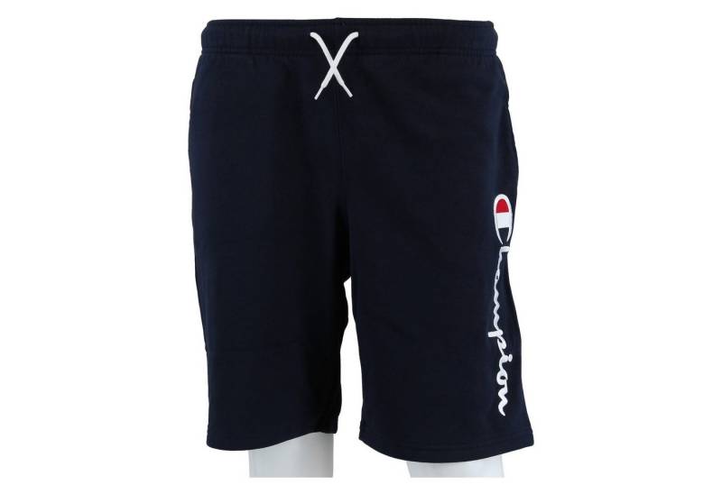 Champion Bermudas Freizeithose (Baumwolle) mit Logo-Schriftzug kurz navyblau Jungen von Champion