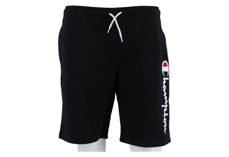 Champion Bermudas Freizeithose (Baumwolle) mit Logo-Schriftzug kurz schwarz Jungen von Champion