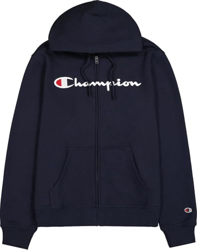 Champion Big Logo Fleece Full Zip Sweatjacke Herren - L von Champion