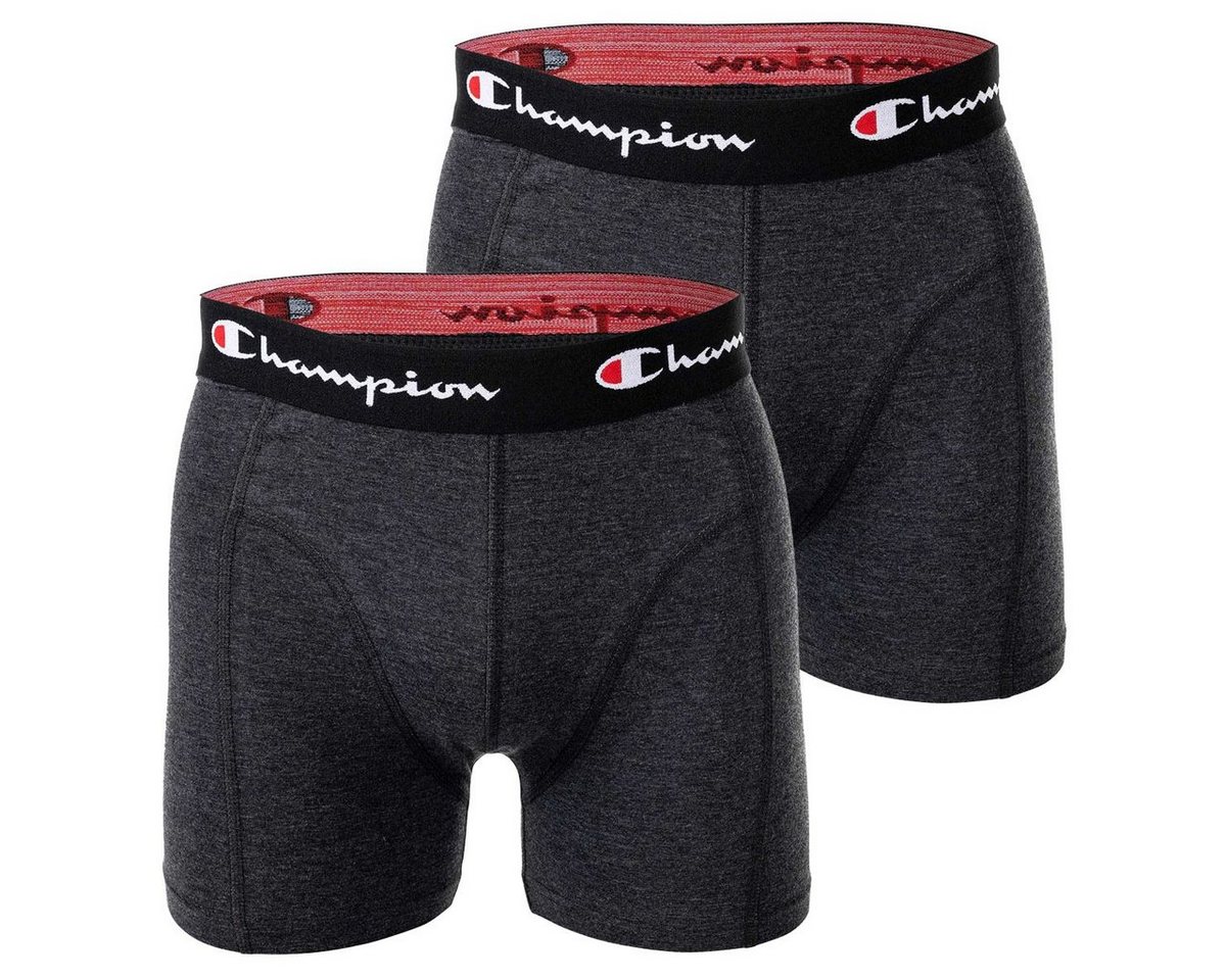 Champion Boxer Herren Boxershorts, 2er Pack - Baumwolle von Champion