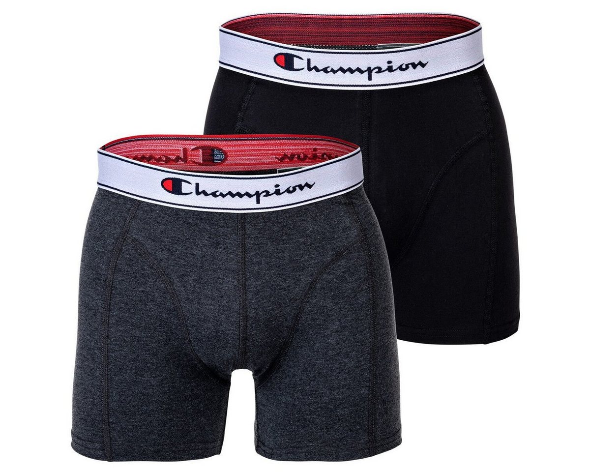 Champion Boxer Herren Boxershorts, 2er Pack - Baumwolle von Champion