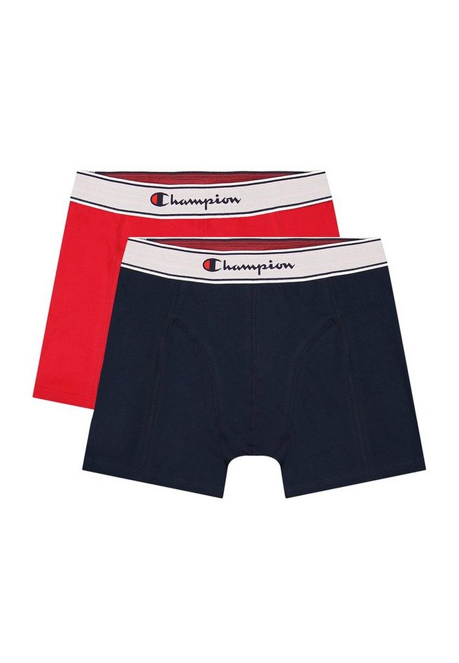Champion Boxershorts Champion Herren Boxershorts 2-Pack U20003 BS517 NNY HRR Dunkelblau Rot von Champion