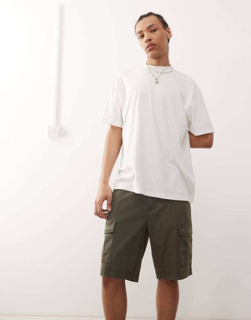 Champion - Cargo-Shorts aus Webstoff in Grün von Champion
