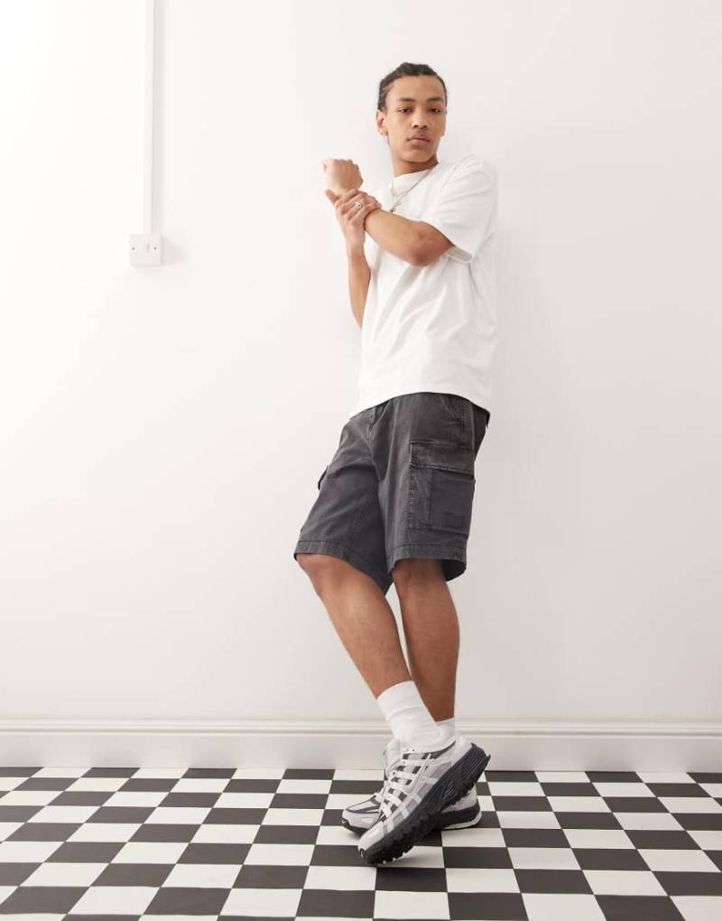 Champion - Cargo-Shorts aus Webstoff in Schwarz von Champion