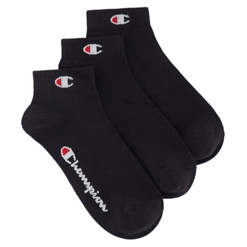 Champion Core Socks 3PP Quarter, Schwarz, 43-46 EU (9-10.5 UK) Unisex - Erwachsene -FW23, Nero von Champion