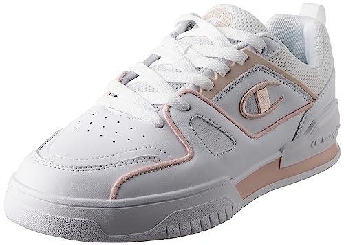 Champion Damen 3 Point Low W Sneakers, Bianco Rosa Ww0018, 36.5 EU von Champion