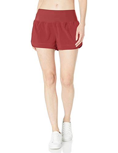 Champion Damen 3.5" Knit Premium Running Shorts, Rock Brick Red, Groß von C9 Champion