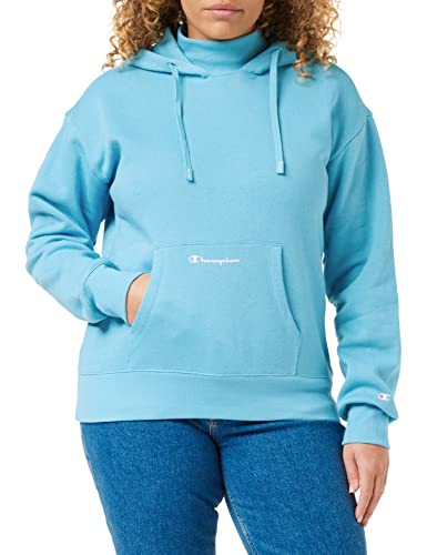 Champion Damen American Classics Boxy Kapuzenpullover, Türkis, M von Champion