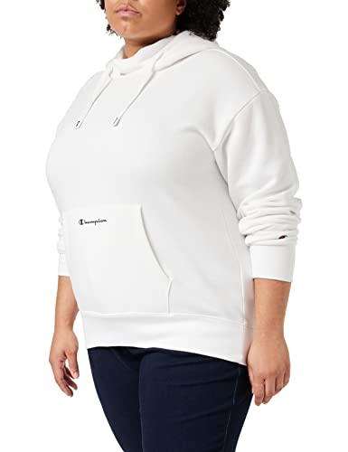 Champion Damen American Classics Boxy Kapuzenpullover, Weiß, M von Champion