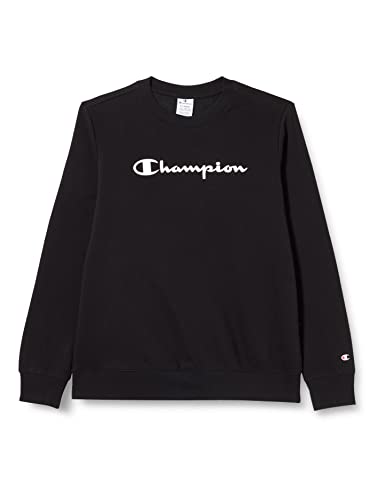 Champion Damen American Classics-Crewneck Pullover, Schwarz, S von Champion