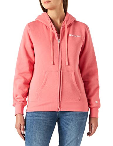 Champion Damen American Classics-Full Zip Kapuzenpullover, Intensives Rose, XL von Champion