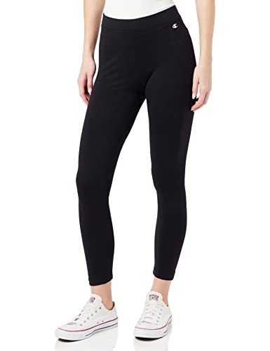 Champion Damen American Classics - High Waist Leggings, Schwarz, XS von Champion