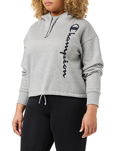 Champion Damen American Classics - Maxi-logo Kapuzenpullover, Hellgrau Meliert, M von Champion