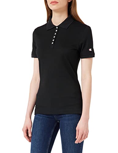 Champion Damen Legacy American Classics Polo Polohemd, Schwarz, L von Champion