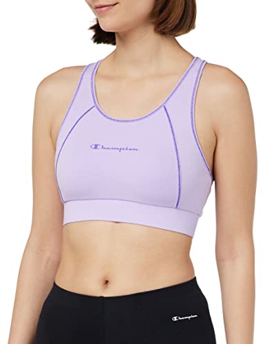 Champion Damen Athletic C Quick Dry Small Logo Sport-BH, Lavendel, L von Champion