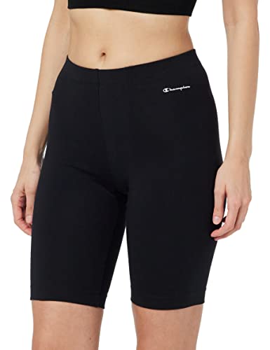 Champion Damen Athletic C-Sport Quick Dry Small Logo Biker Badehose, Nero, L von Champion