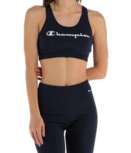 Champion Damen Athletic C W-Cotton Stretch Jersey Light Support Sport BH, Nero, XX-Large von Champion