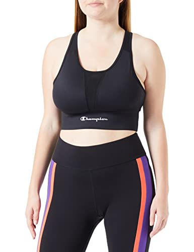 Champion Damen Athletic C-tech Quick Dry High Support Sport-BH, Schwarz, L von Champion