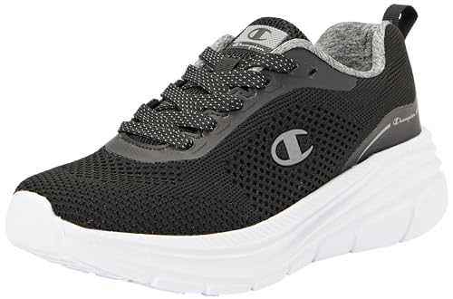 Champion Damen Athletic Pfingstrose Element W Sneakers, Schwarz Silber Kk009, 40.5 EU von Champion