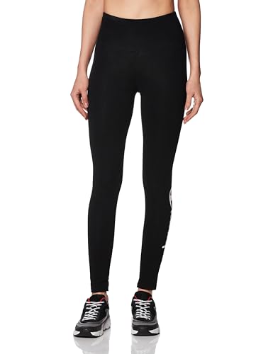 Champion Damen Authentische 7/8 Tight Leggings, Black-550310, Groß von Champion