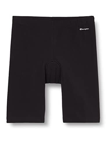 Champion Damen C-Sport-Small Logo Biker Shorts, Schwarz, XXL von Champion