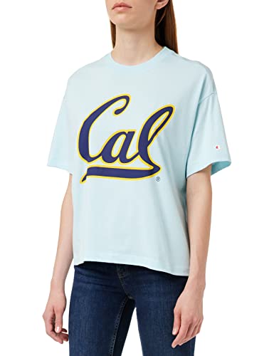 Champion Damen College-S-S T-Shirt, Himmelblau, L von Champion