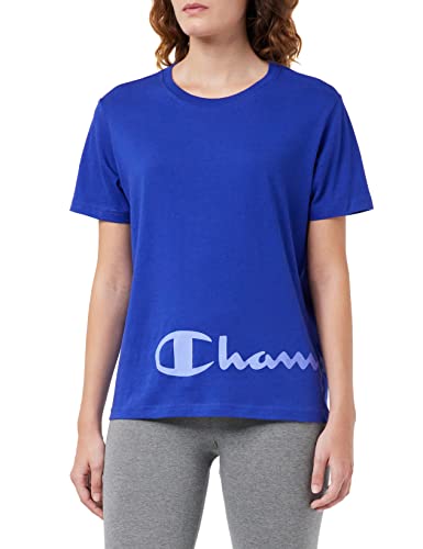 Champion Damen Color Story S-S T-Shirt, blau, L von Champion