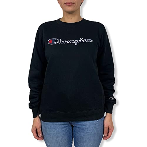 Champion Damen Crew-Neck 114462 KK001 NBK Schwarz, Größe:M von Champion