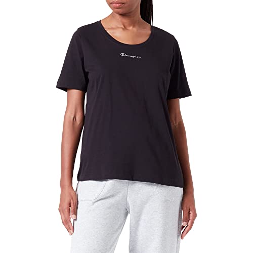 Champion Damen Easywear 2.0 S-S T-Shirt, Schwarz, M von Champion