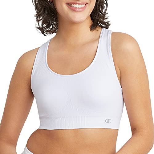 Champion Damen Freedom Seamless Racerback Sport Bra - Weiß - Klein von Champion