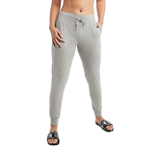 Champion Damen Jersey-Taschen-Hose Leggings, Oxford-Grau, S von Champion