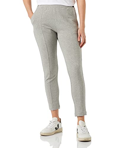 Champion Damen Legacy American Classics C-Logo Pleated Slim Trainingshose, Hellgrau meliert, M von Champion