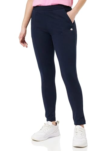 Champion Damen Legacy American Classics C-Logo Pleated Slim Trainingshose, Marineblau, L von Champion