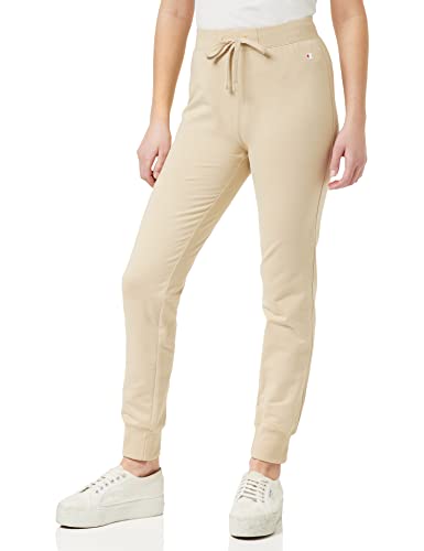 Champion Damen Legacy American Classics Fleece C-Logo Rib Cuff Trainingshose, Braun Taupe, XS von Champion