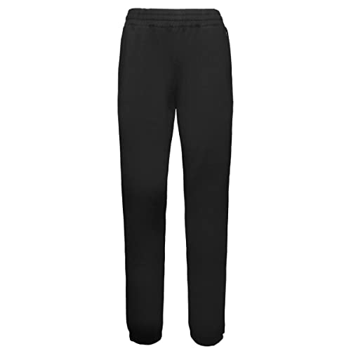 Champion Damen Legacy American Classics Fleece High Waist Relaxed Elastic Cuff Trainingshose, Schwarz, L von Champion