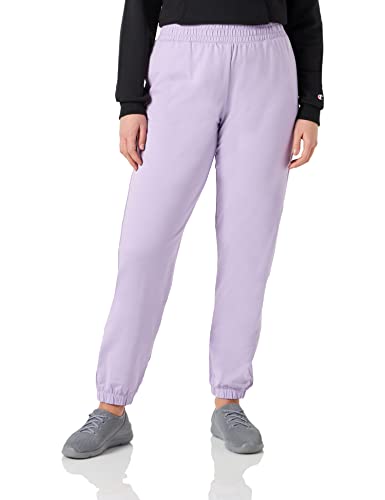 Champion Damen Legacy American Classics High Waist Relaxed Elastic Cuff Trainingshose, Lavendel, M von Champion