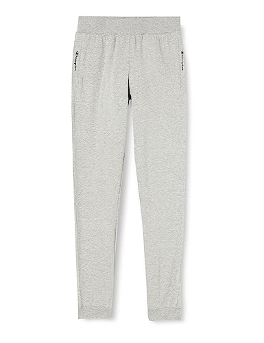 Champion Damen Legacy American Classics Pocket Logo High Waist Rib Cuff Trainingshose, Hellgrau meliert, L von Champion