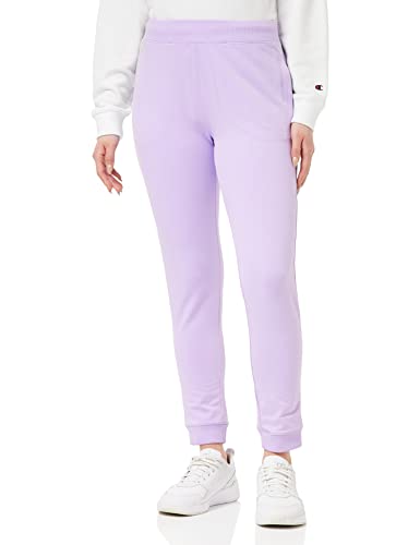 Champion Damen Legacy American Classics Pocket Logo High Waist Rib Cuff Trainingshose, Lavendel, M von Champion