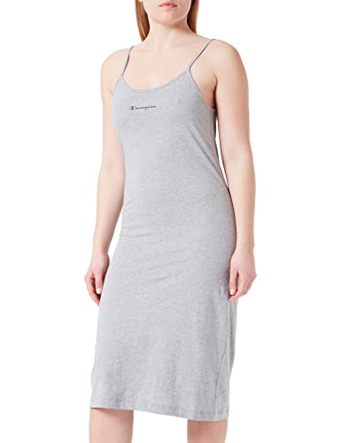 Champion Damen Legacy American Classics Small Logo Regular Kleid, Hellgrau meliert, X von Champion