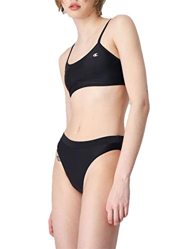 Champion Damen Legacy American Classics Swimwear C-Logo Bottom Bikini-Unterteile, Schwarz, S von Champion