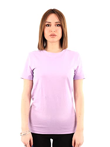 Champion Damen Legacy American Classics Taped Logo Sleeve S/S T-Shirt, Lavendel, Small von Champion